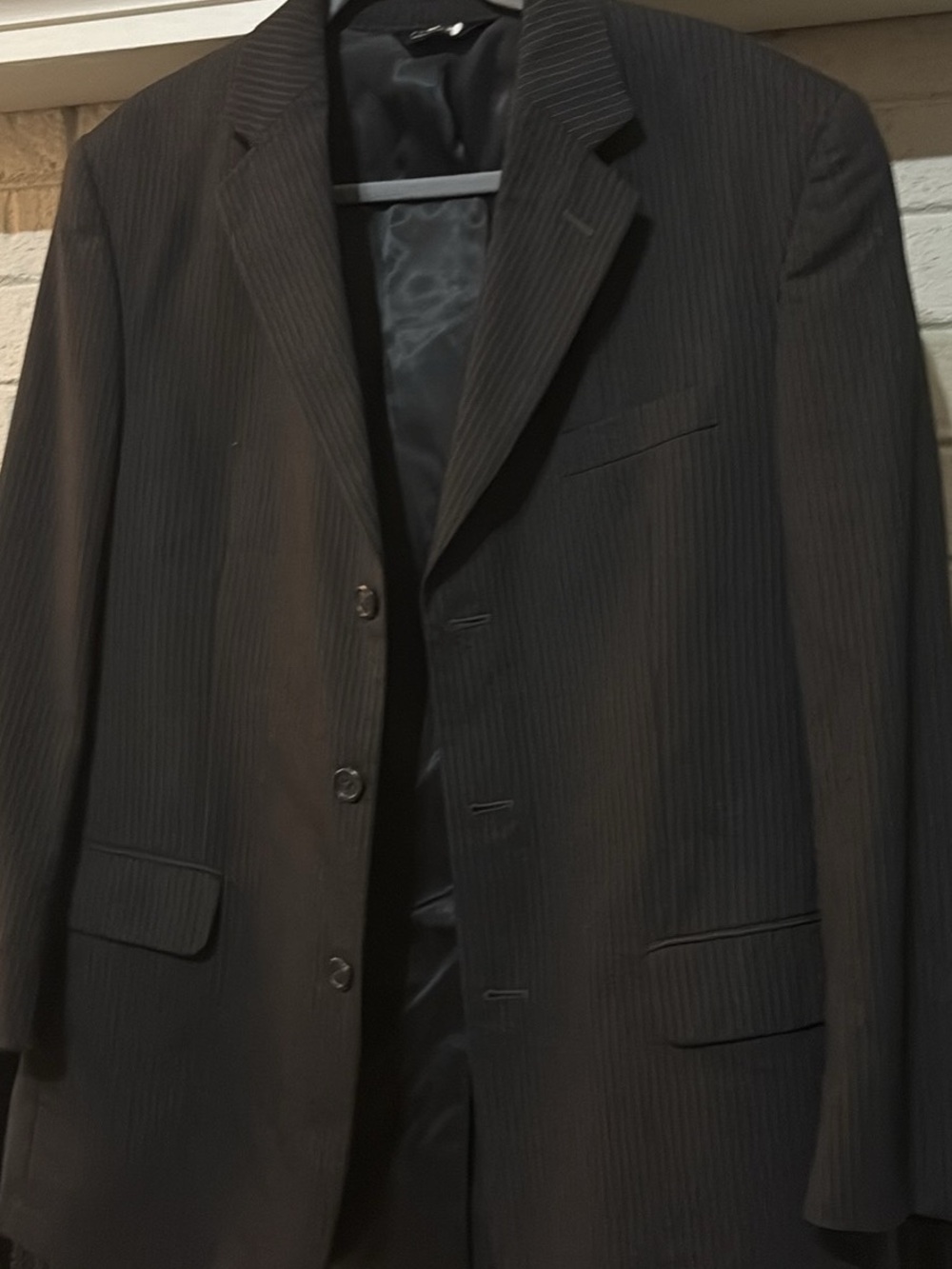 Joseph A. Banks size 42 Classic Men's Gray Pinstripe Blazer